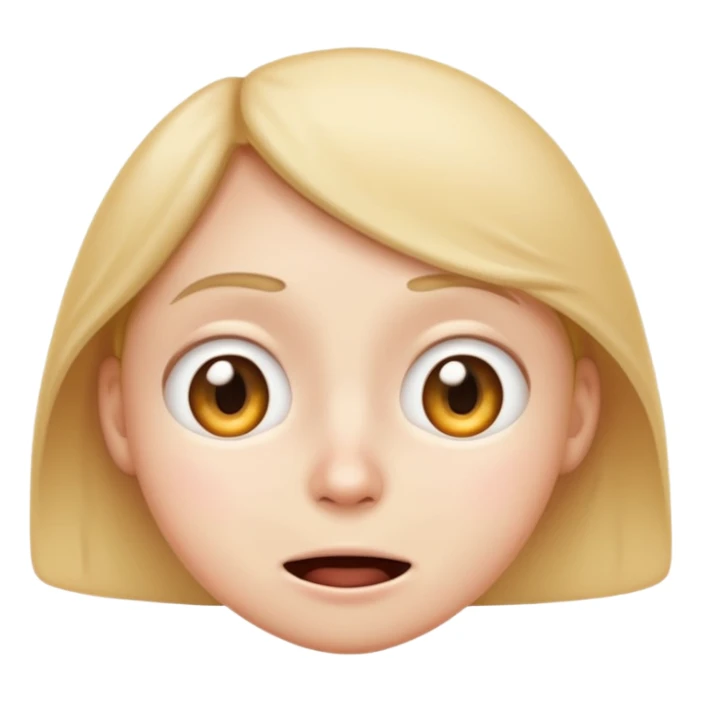 awkward face emoji, nervous smile, sweat drop, wide eyes sticker