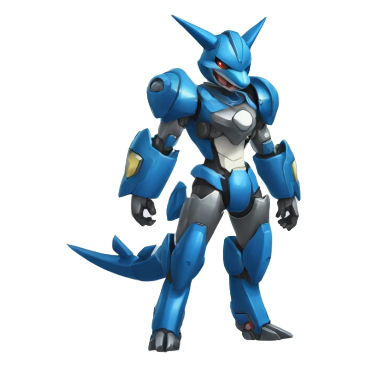 Sharpedo-Lucario-medabot-Mecha full body sticker