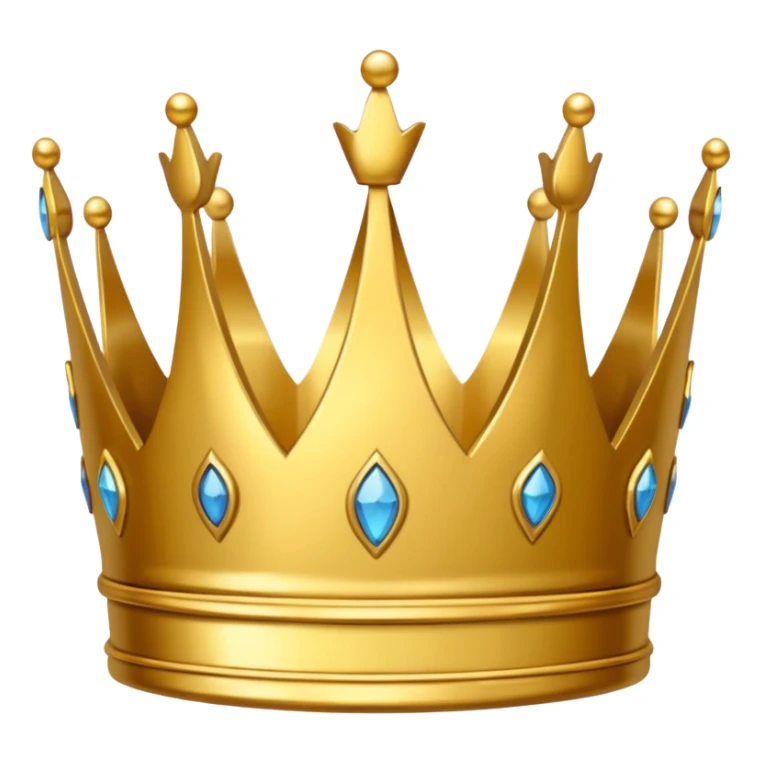 create a crown cartoony sticker