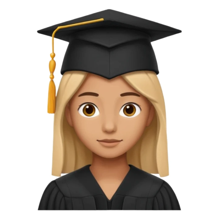 young university graduate sticker