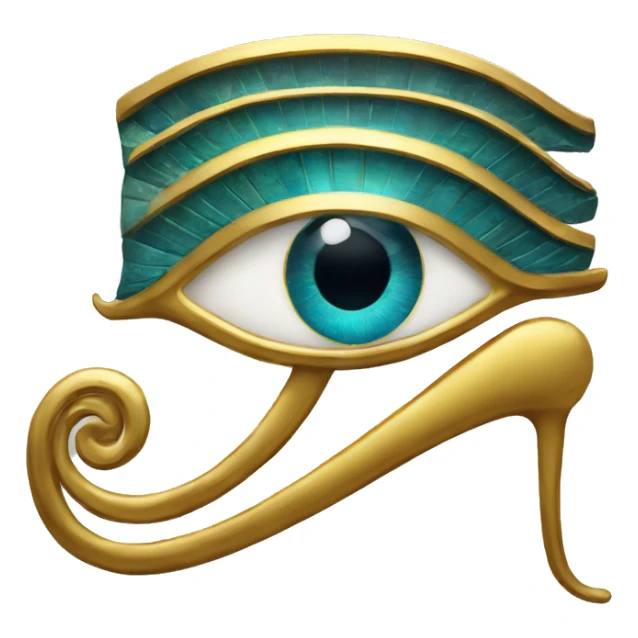 eye of horus besides eye of ra sticker