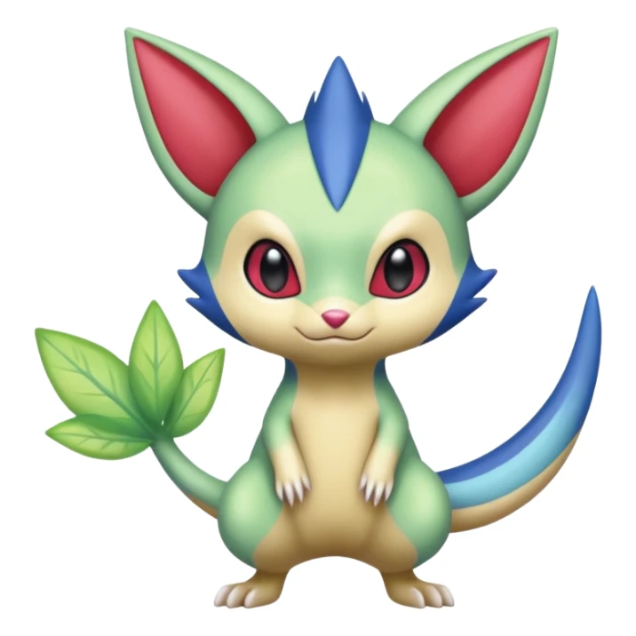 Sneasel-Furret-Celebi-fusion sticker