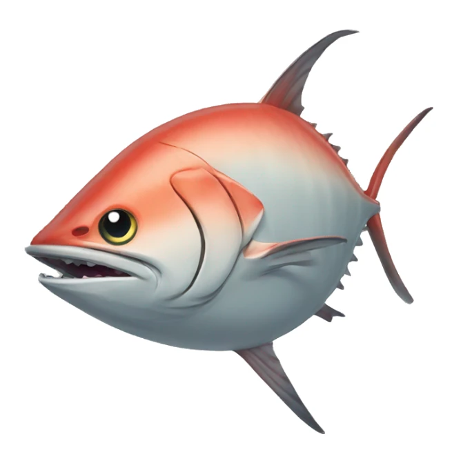 Tuna filled with lots of dread sticker