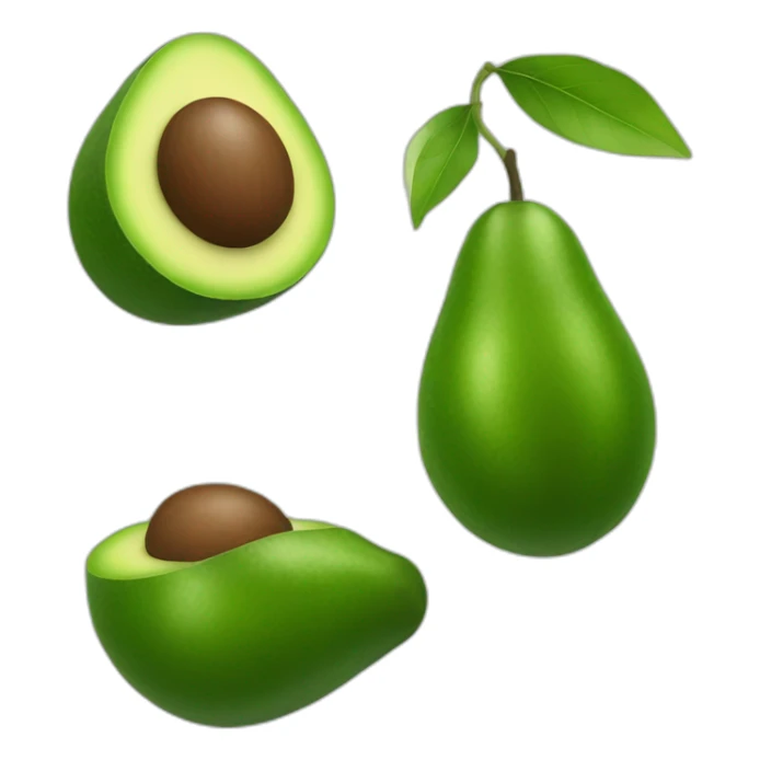 loving avocado sticker
