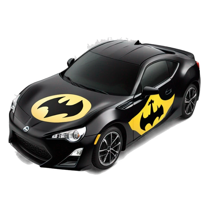 Batgirl and First Order Jet Trooper themed Scion FR-S  sticker