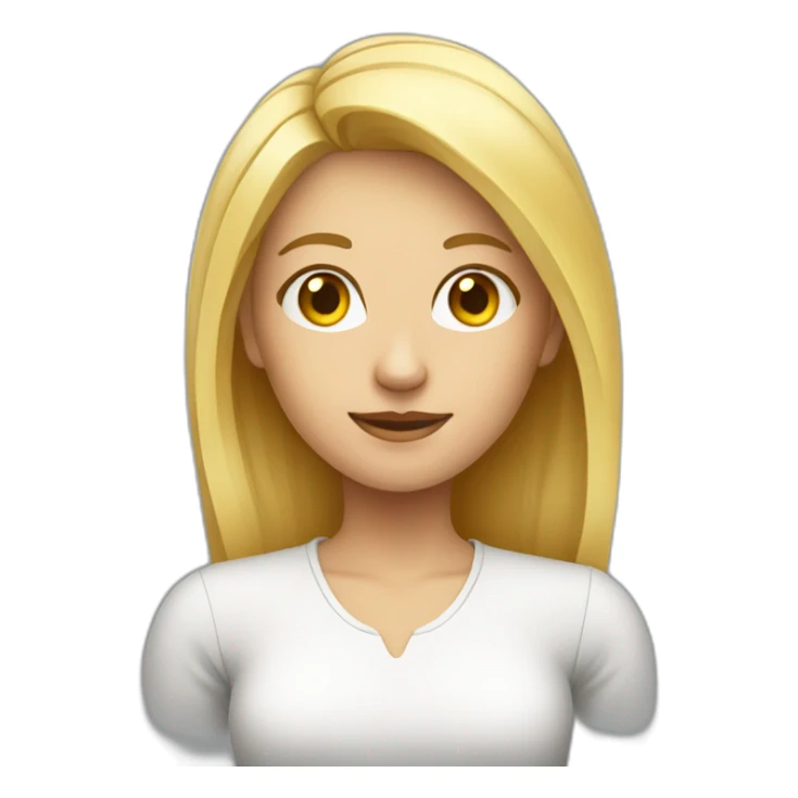 blond girl product manager of a saas for advertisers sticker