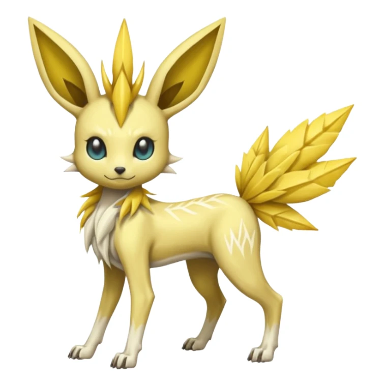 Skeletal Skinny Jolteon-Meloetta-Manectric-fusion sticker