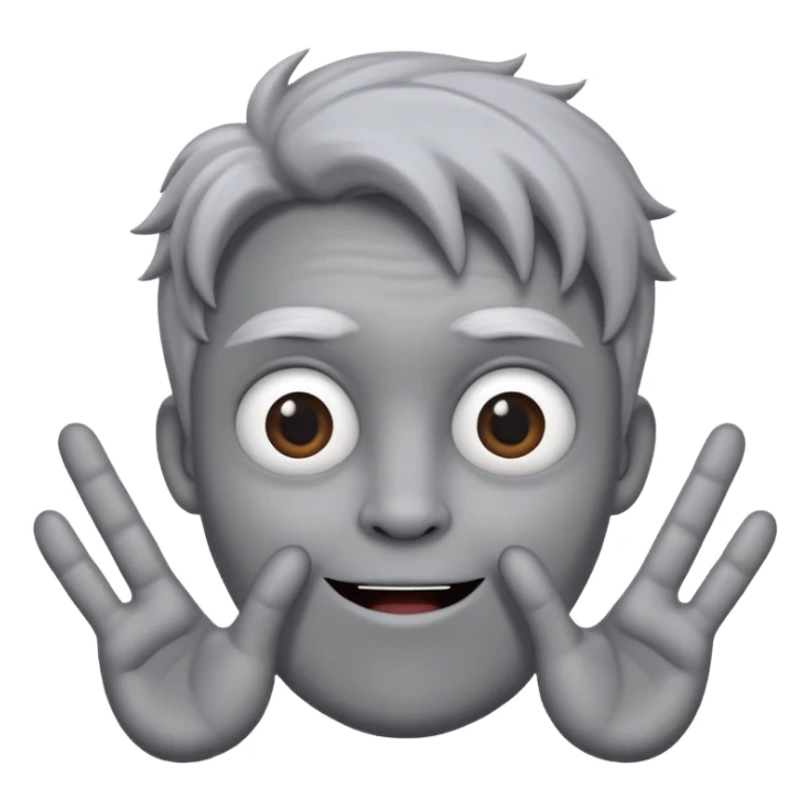 Create a cartoon-realistic Thing with exaggerated fingers & playful personality. sticker