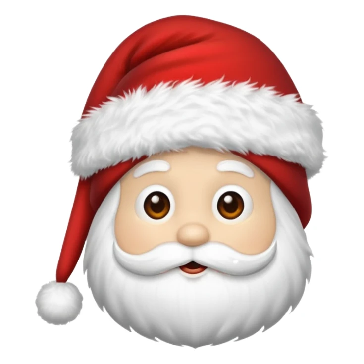 santa hat - only the hat itself, no face included sticker