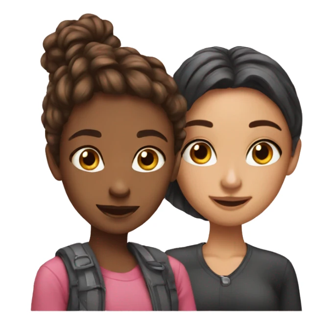 Best friends girls sticker