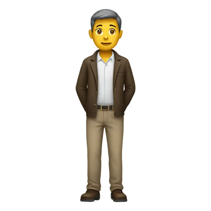 standing person sticker