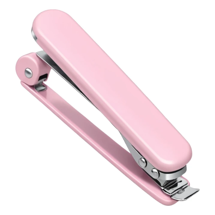 Minimalist kawaii nail tools, each tool alone, simple and clean design, pastel colors, delicate and charming, high-resolution, single subject only sticker