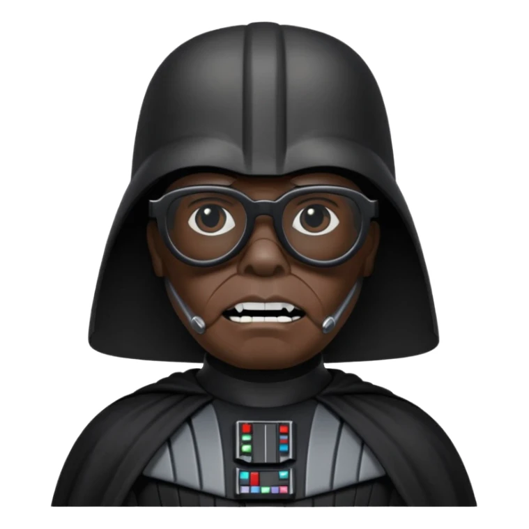 Dark vador avec des verrresnoires sticker