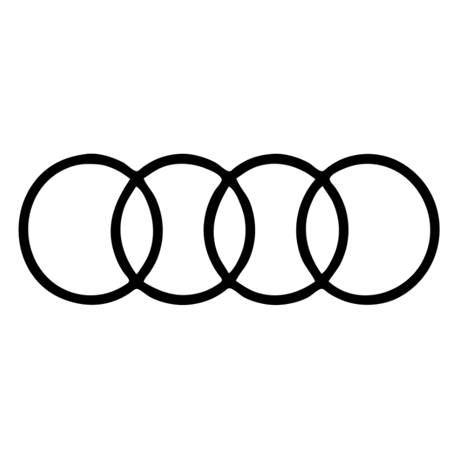 Audi logo sticker