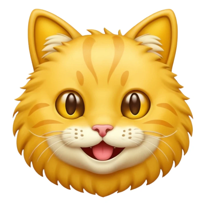 Funny cat emoji sticker