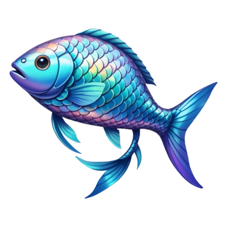 High resolution of  full body fish without distorted , extra hybrid sticker
