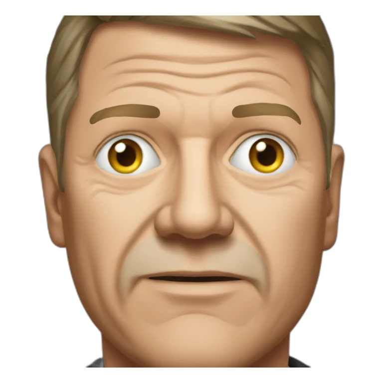 klaus iohannis stares into your soul sticker