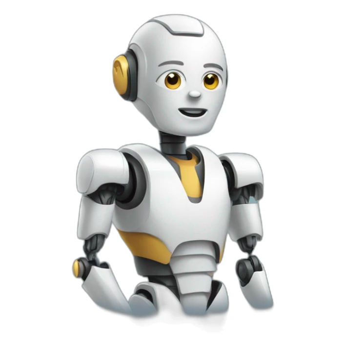 businessperson robot sticker