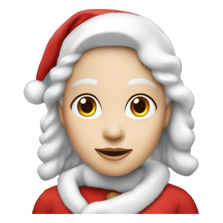 Wife’s Santa claus - white skin sticker