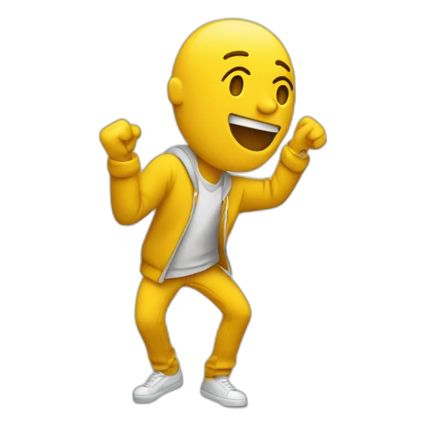 Personne qui fait un dab sticker