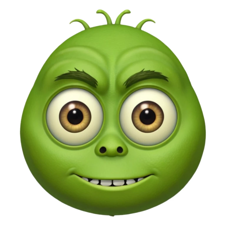 Mike Wazowski (one eye) from the Monsters Inc. movie sticker