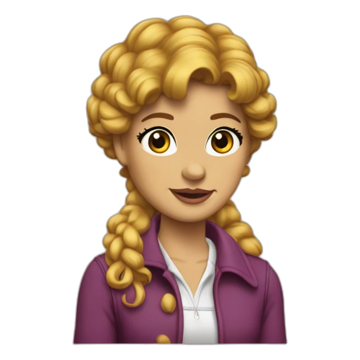 Brittany the chippete from 80’s show sticker