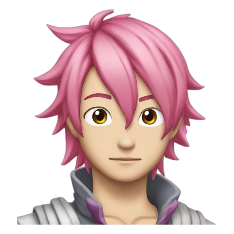 Nastu-Fairy tail-pink hair sticker