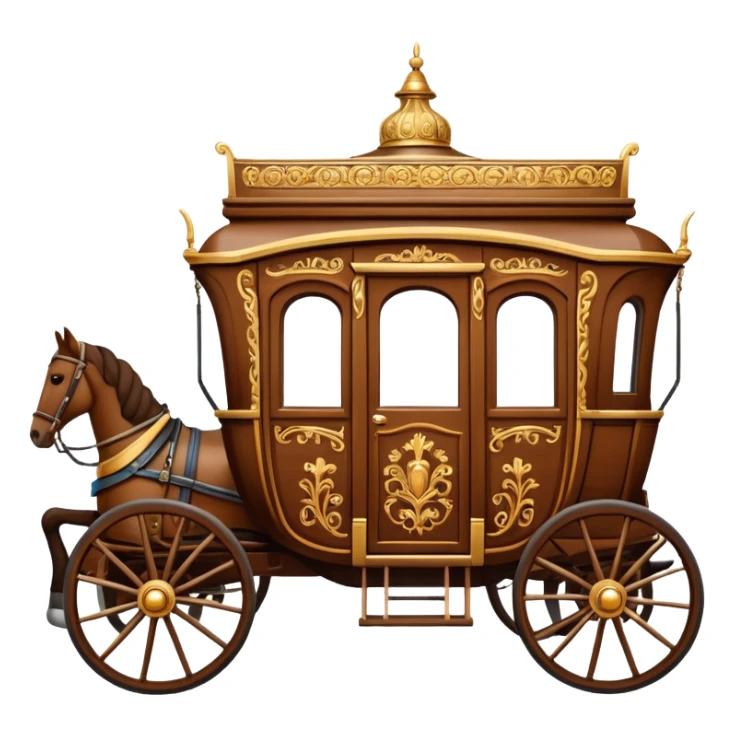 huge-horse-drawn-fancy-french-stagecoach-caravan sticker