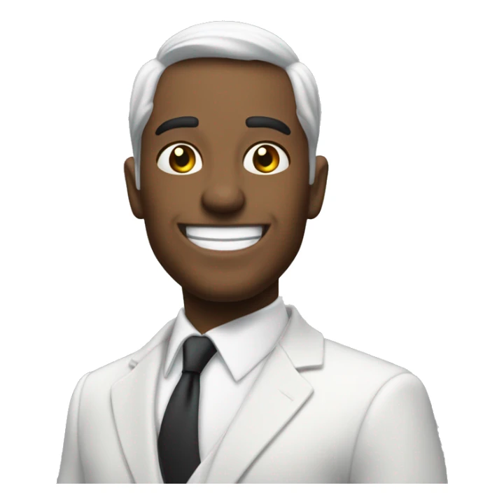 Michael B Joda sonriendo vistiendo un traje  sticker