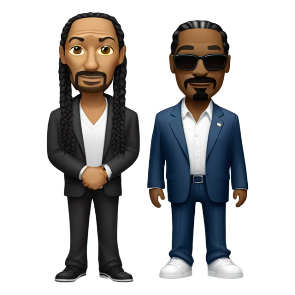 Snoop dogg and Donald Trump sticker