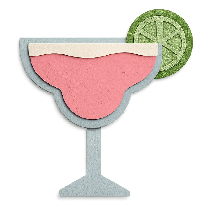 pink margarita sticker