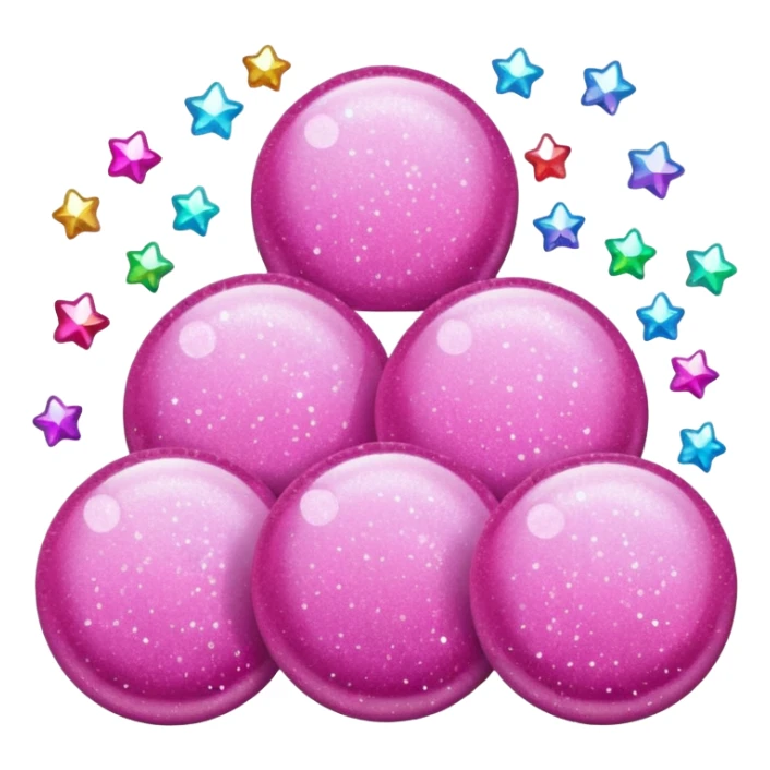 pink sparkel sticker