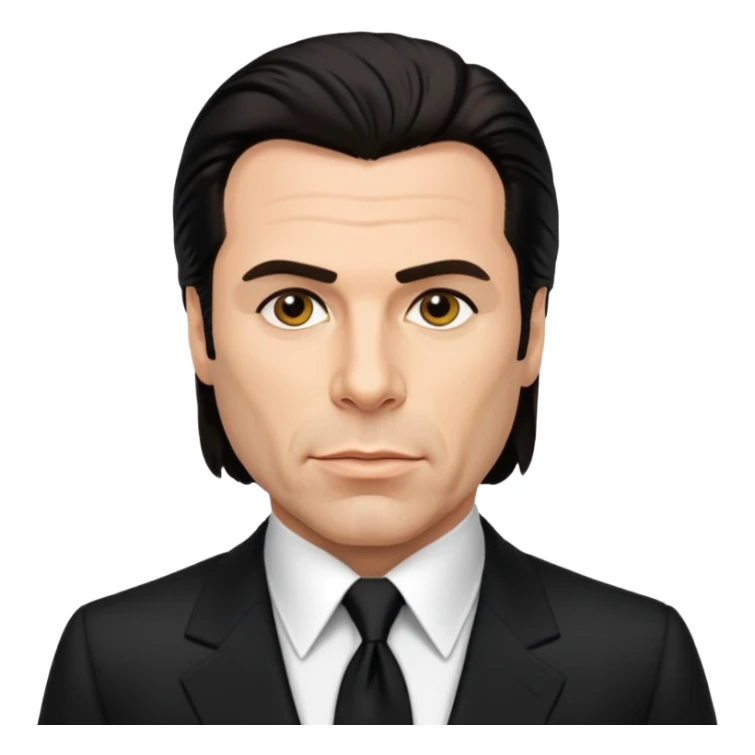John Travolta as Vincent Vega in Pulp Fiction sticker