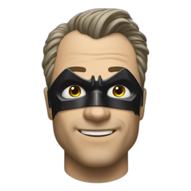 The dark knight batman flying movie sticker