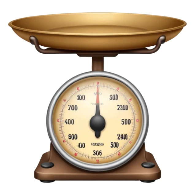 Make a weighing scale in law school emoji symbol in color brown sticker