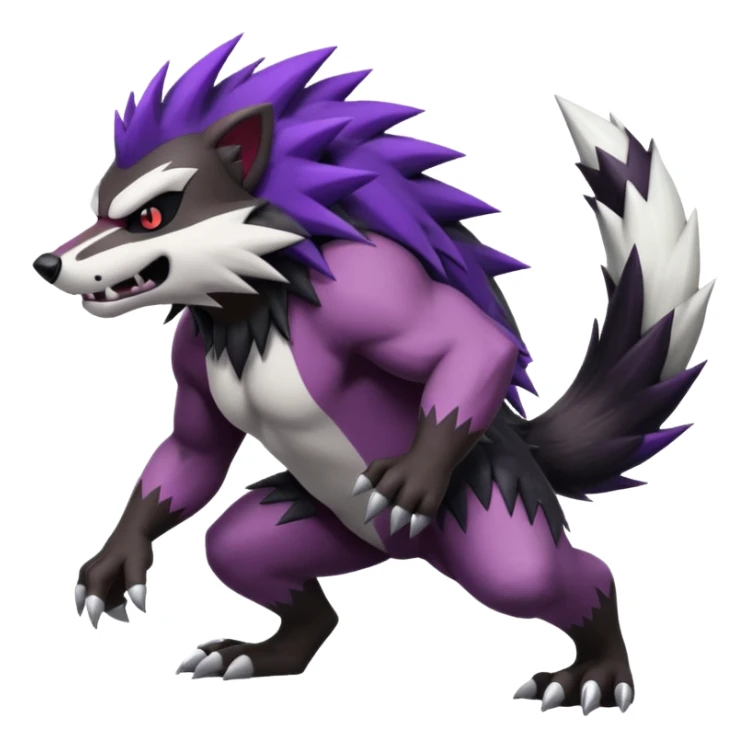 Skuntank-Obstagoon-fusion, full body sticker