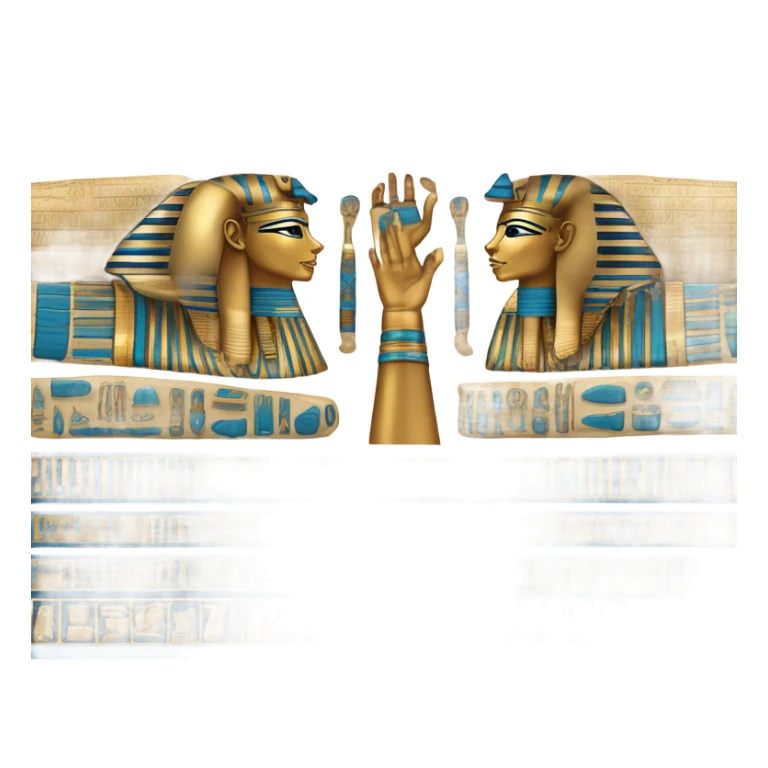 egypt sarcophagus coffie gold blue white black full body  sticker