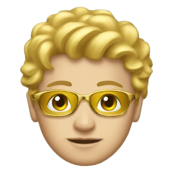 Luxury gold frame sticker