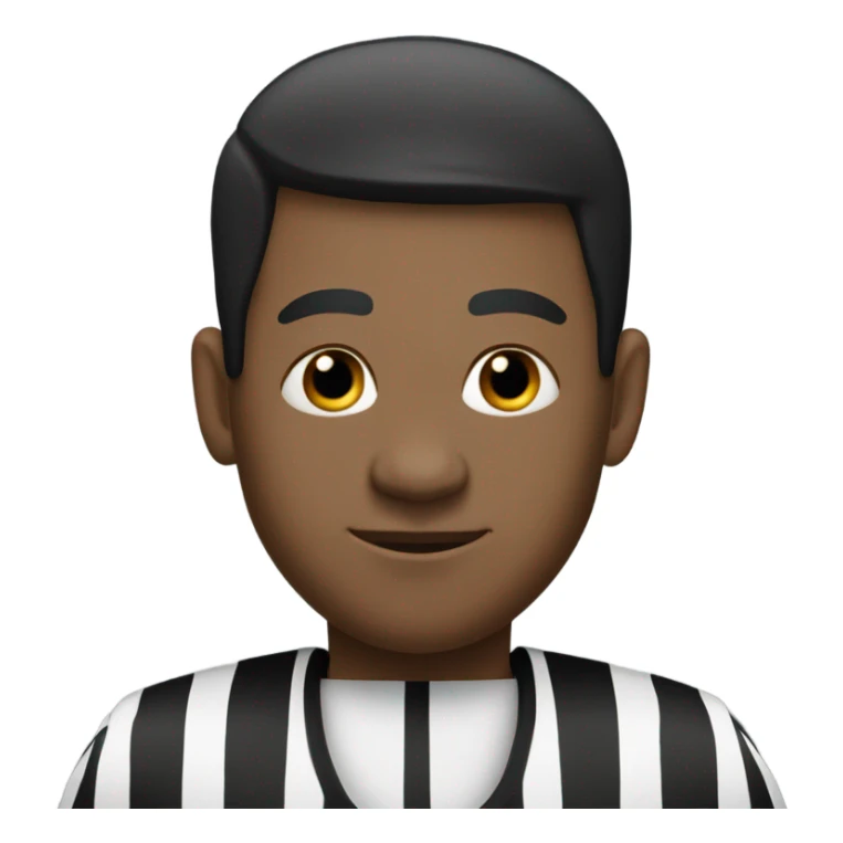 An NFL referee, but with a face of a donkey sticker