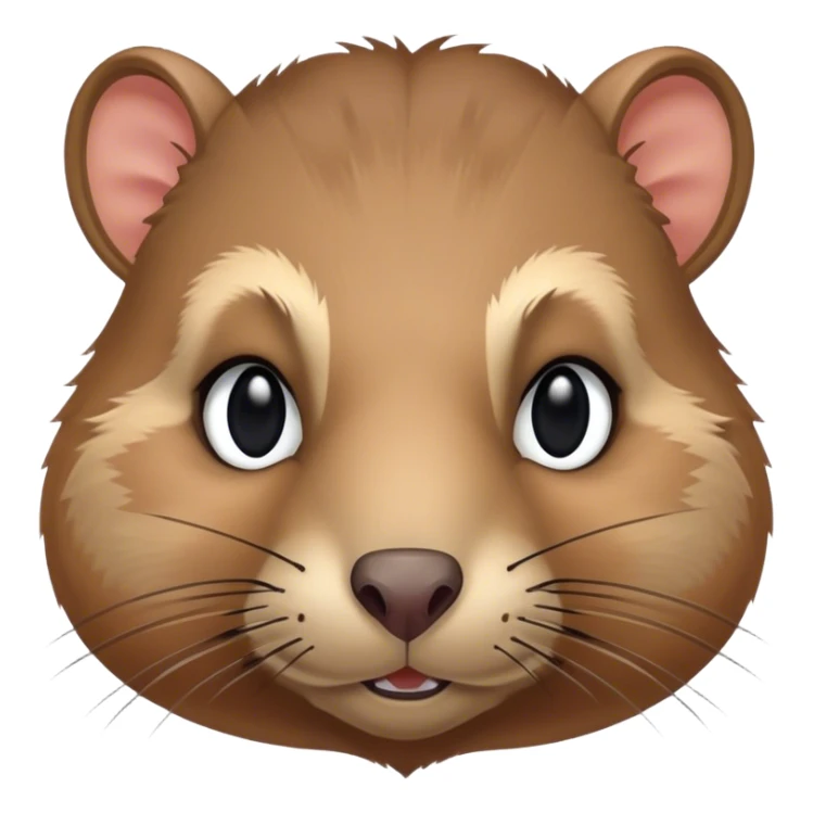 Elon Musk as a muskrat sticker