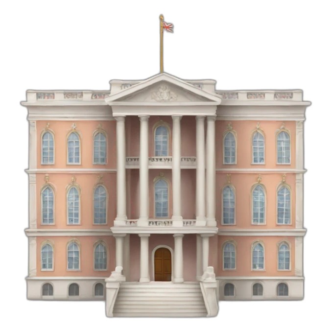 Make a royal palace like mansion similar to buckingham palace  sticker