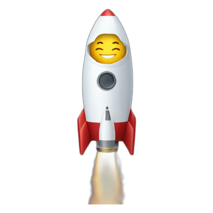 elon musk on a rocket in the moon sticker