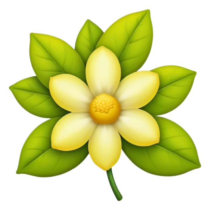 lemon flower sticker
