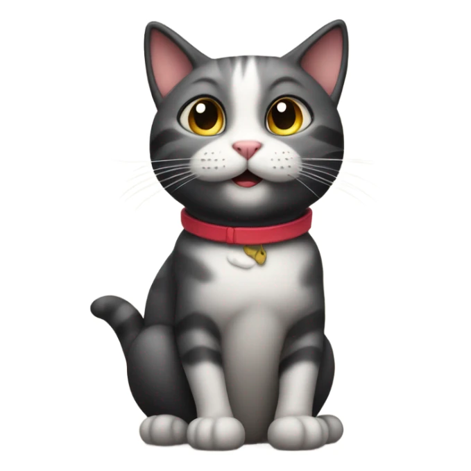 Cat showing its true self in a way that’s so much better for me and I can’t even begin a conversation with it because it’s not my style  sticker