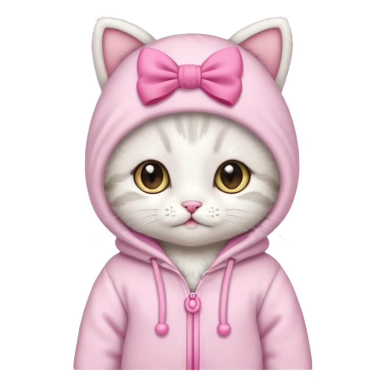 cute baby cat with a onezy sticker