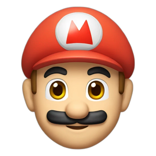 Mario up sticker