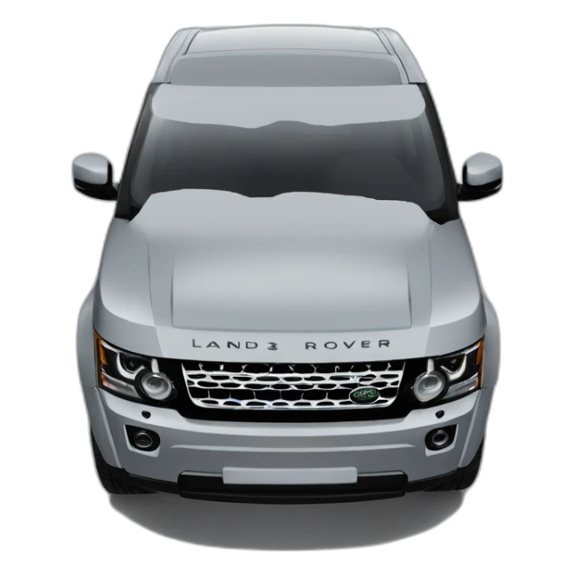 Land Rover lr4 grey with black rims sticker