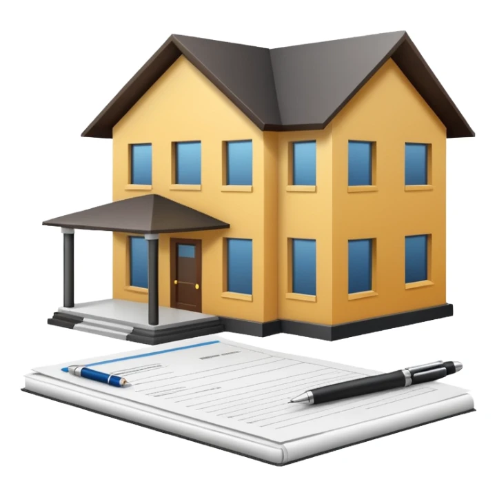 casa moderna con tramites legales sticker