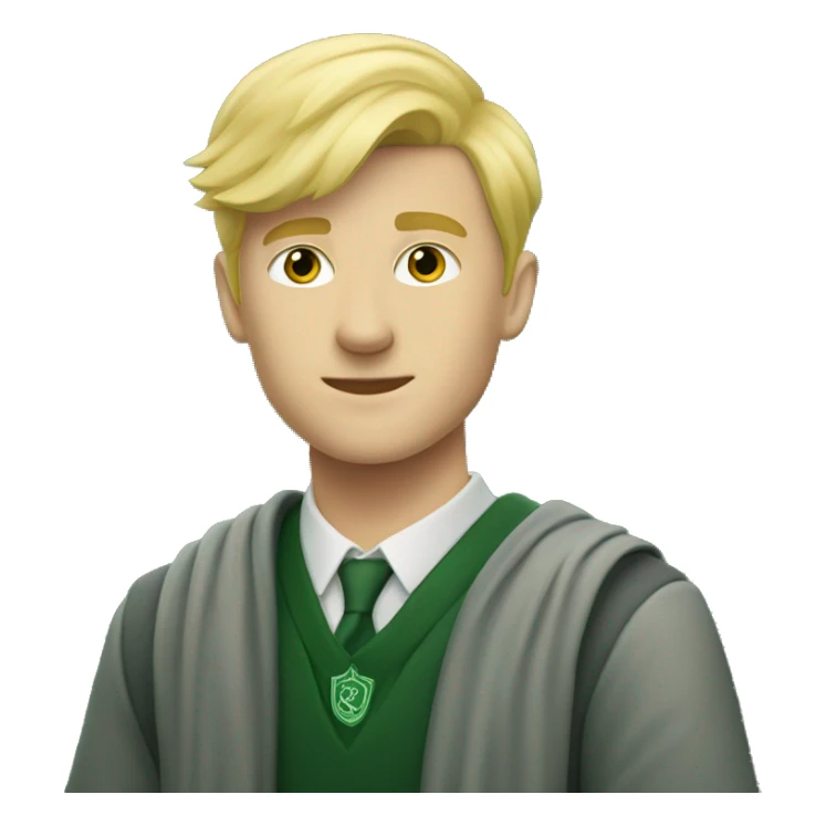 Blonde Male Slytherin student sticker