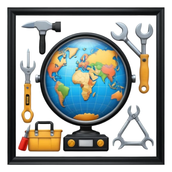 The World of Labor May sticker